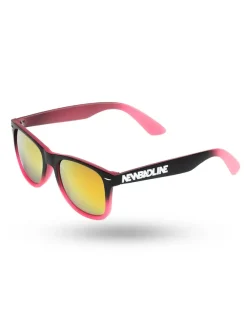 OKULARY CLASSIC TONAL BLACK / PINK MAT RED MIRROR 01-13