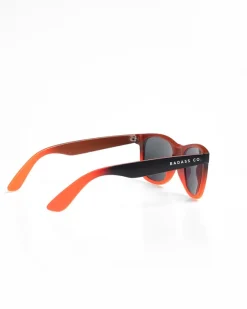 OKULARY CLASSIC TONAL BLACK / ORANGE MAT RED MIRROR 01-09
