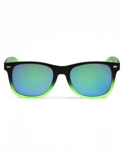 OKULARY CLASSIC TONAL BLACK / GREEN MAT GREEN MIRROR 01-07