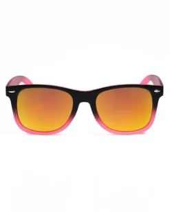 OKULARY CLASSIC TONAL BLACK / PINK MAT RED MIRROR 01-13