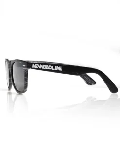 OKULARY CLASSIC WOOD II BLACK / WHITE MAT BLACK 01-45
