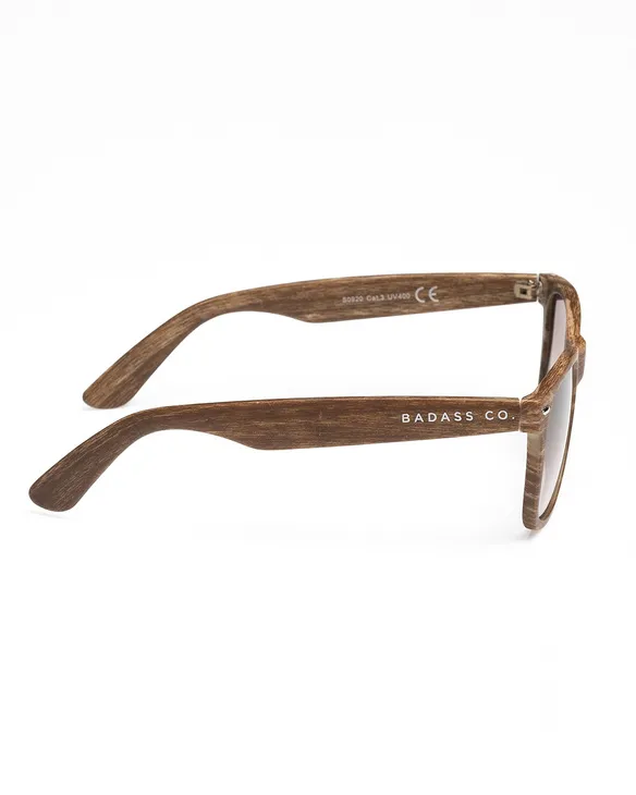 OKULARY CLASSIC WOOD II BROWN MAT BROWN TONAL 01-47