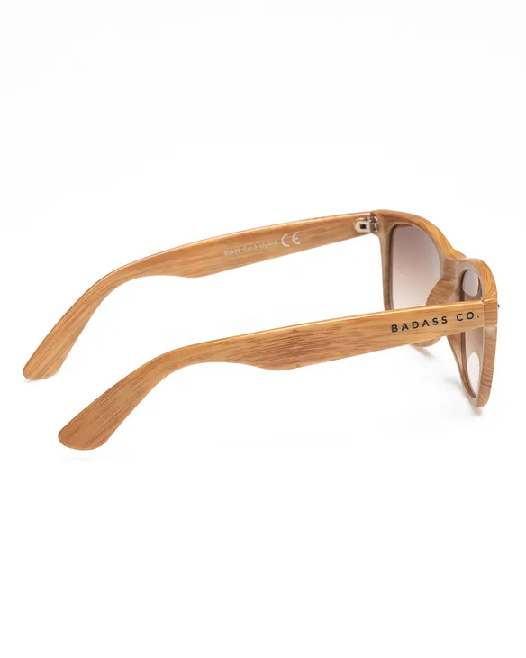 OKULARY CLASSIC WOOD II BROWN II MAT BROWN TONAL 01-48