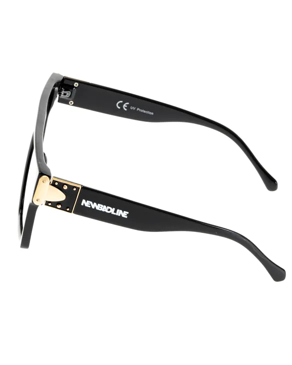OKULARY CLIP BLACK FLASH BLACK 00-261