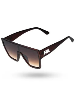 OKULARY COMMON BROWN PRINT FLASH BROWN 00-378