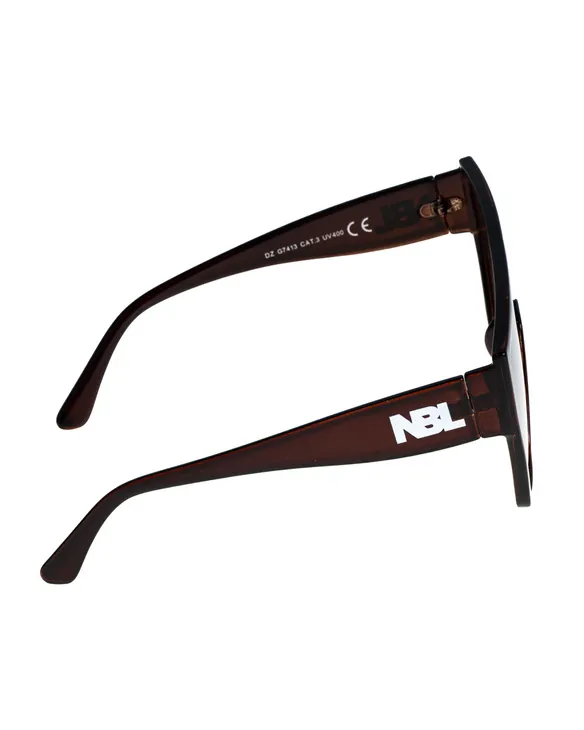 OKULARY COMMON BROWN PRINT FLASH BROWN 00-378