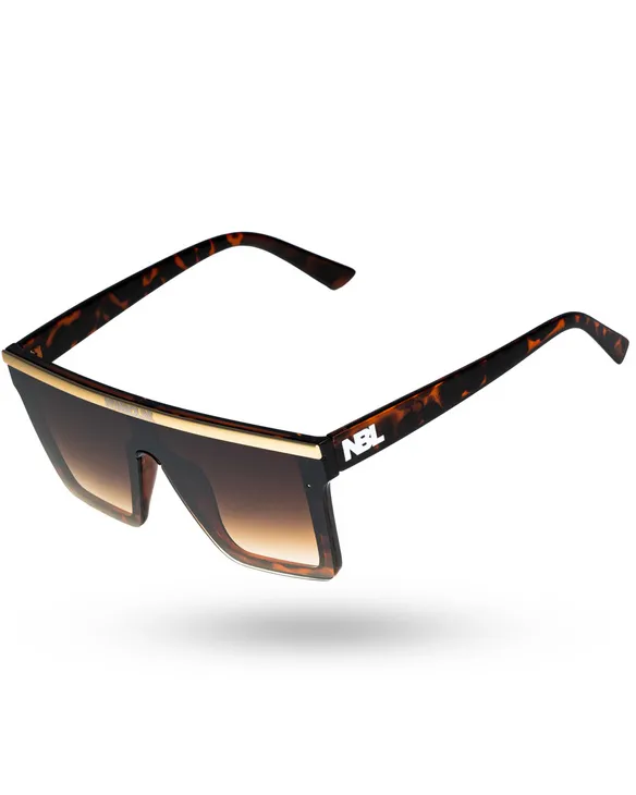 OKULARY CONNECTOR BLACK-GOLD FLASH BROWN 00-381