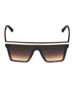 OKULARY CONNECTOR BLACK-GOLD FLASH BROWN 00-381