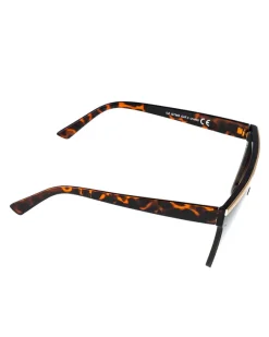 OKULARY CONNECTOR BLACK-GOLD FLASH BROWN 00-381