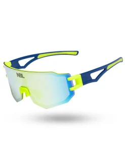 OKULARY DUSK NEON / BLUE MAT YELLOW MIRROR 01-109