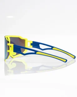 OKULARY DUSK NEON / BLUE MAT YELLOW MIRROR 01-109