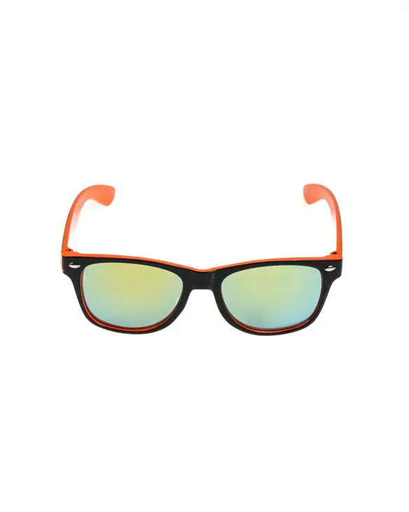 OKULARY DZIECIĘCE BLOCK ORANGE / BLACK FLASH YELLOW 00-543
