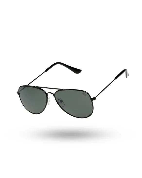 OKULARY DZIECIĘCE SLIDE BLACK FLASH DARK GREEN 00-556