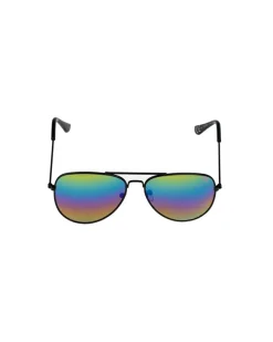 OKULARY DZIECIĘCE SLIDE BLACK FLASH RAINBOW 00-558