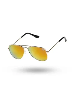 OKULARY DZIECIĘCE SLIDE GOLD FLASH ORANGE MIRROR 00-552
