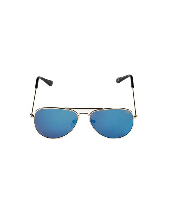 OKULARY DZIECIĘCE SLIDE GOLD FLASH BLUE 00-553