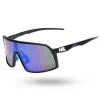 OKULARY GLIDE BLACK MAT NAVY MIRROR 01-102