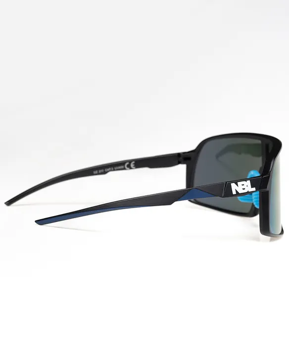 OKULARY GLIDE BLACK MAT NAVY MIRROR 01-102