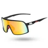OKULARY GLIDE BLACK MAT RED MIRROR 01-97