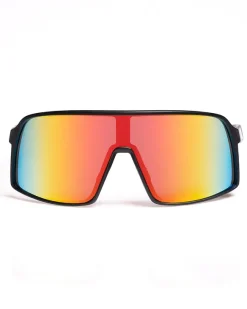 OKULARY GLIDE BLACK MAT RED MIRROR 01-97