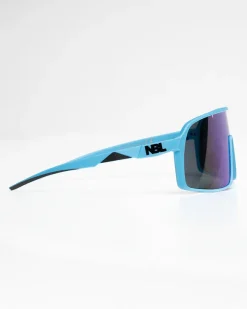 OKULARY GLIDE BLUE MAT NAVY MIRROR 01-103