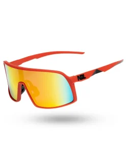 OKULARY GLIDE ORANGE MAT ORANGE MIRROR 01-99