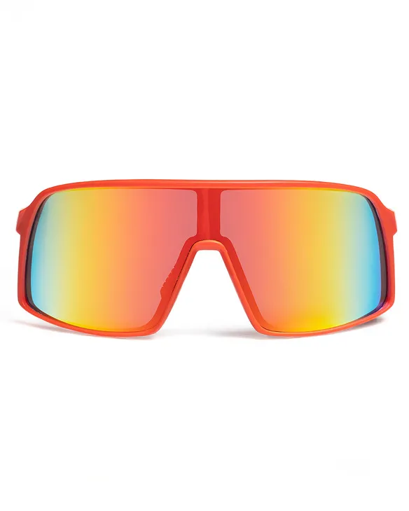 OKULARY GLIDE ORANGE MAT ORANGE MIRROR 01-99