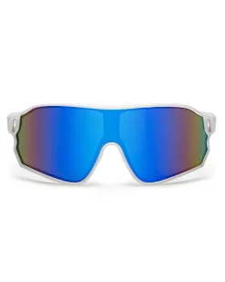 OKULARY GLIMPSE WHITE MAT NAVY MIRROR 01-93