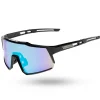 OKULARY GRIP BLACK FLASH BLUE MIRROR 01-113