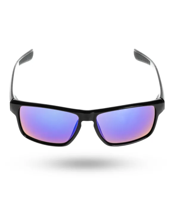 OKULARY HAMMER BLACK FLASH GREEN MIRROR 00-247