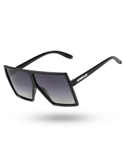 OKULARY LUSH POLARIZED BLACK FLASH BLACK SHADOW 00-626