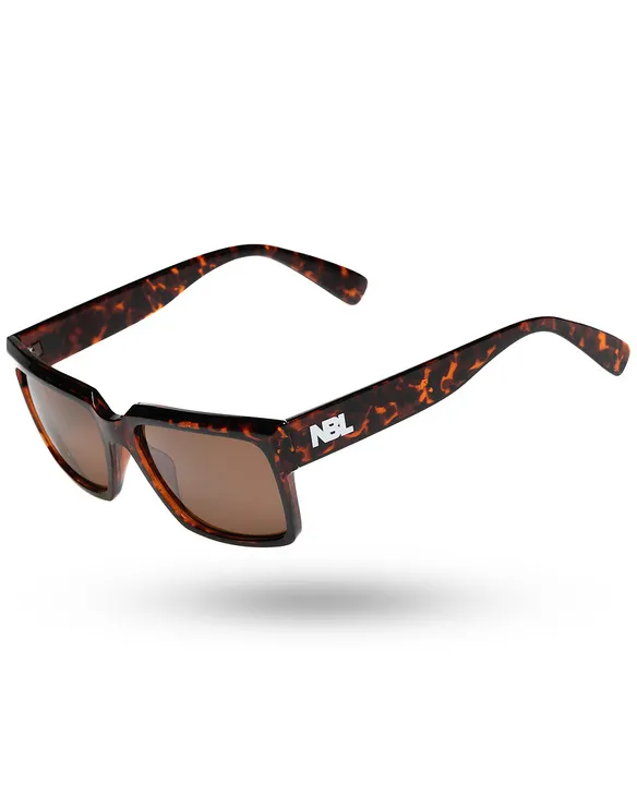OKULARY NARROW BROWN PRINT FLASH BROWN 01-63