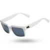 OKULARY NARROW WHITE FLASH NAVY 01-62