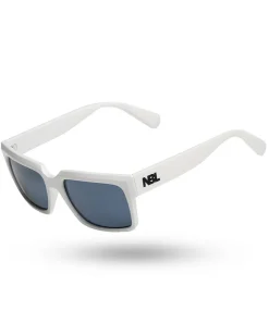 OKULARY NARROW WHITE FLASH NAVY 01-62