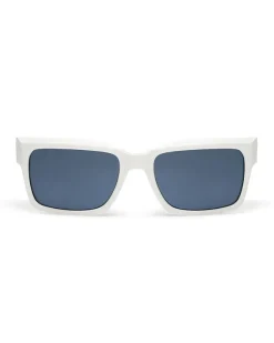 OKULARY NARROW WHITE FLASH NAVY 01-62