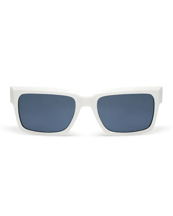 OKULARY NARROW WHITE FLASH NAVY 01-62