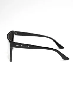 OKULARY ONE GLASS BLACK FLASH YELLOW MIRROR 01-80