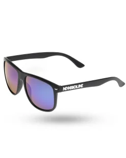 OKULARY OWAL BLACK MAT GREEN MIRROR 01-24