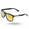 OKULARY OWAL BLACK MAT ORANGE MIRROR 01-25