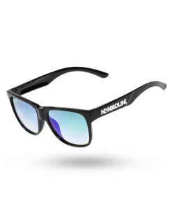 OKULARY SHADE BLACK FLASH GREEN MIRROR 00-606