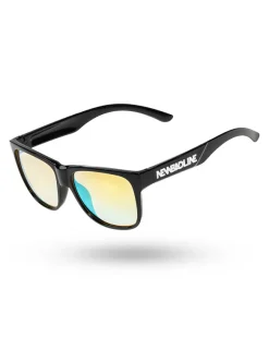 OKULARY SHADE BLACK FLASH GREEN MIRROR 00-608
