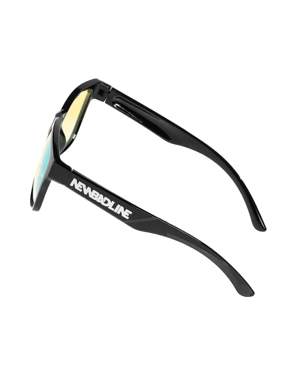 OKULARY SHADE BLACK FLASH GREEN MIRROR 00-608