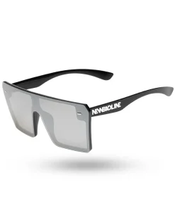 OKULARY SHATTER BLACK FLASH SILVER MIRROR 01-120