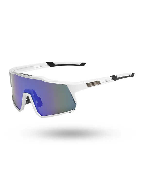 OKULARY SNOW WHITE FLASH BLUE MIRROR 01-84