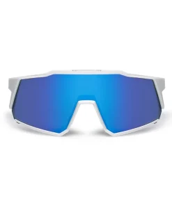 OKULARY SNOW WHITE FLASH BLUE MIRROR 01-84