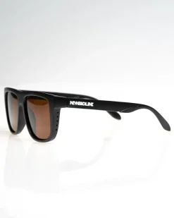 OKULARY STEEZ POLARIZED BLACK MAT BROWN 01-125