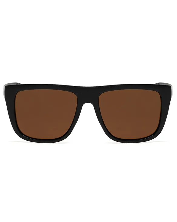 OKULARY STEEZ POLARIZED BLACK MAT BROWN 01-125