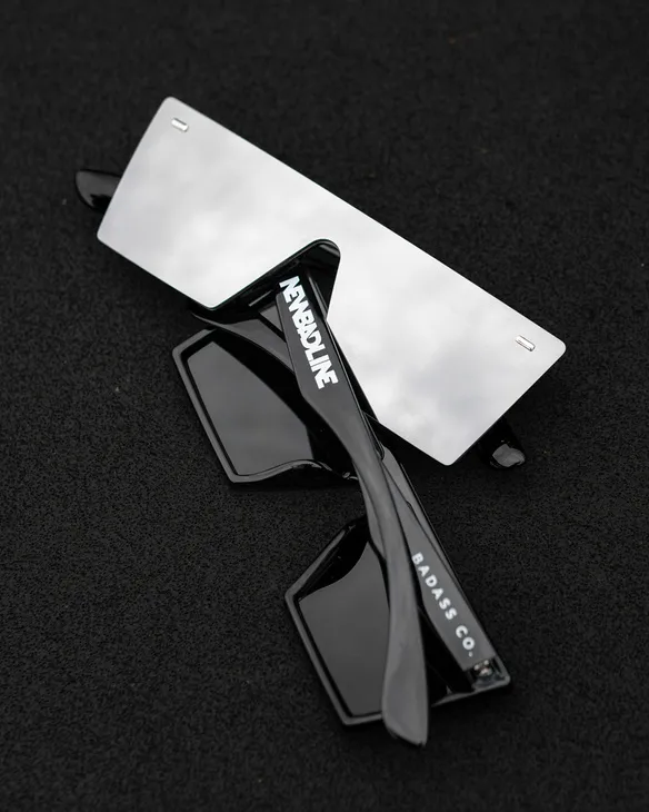 OKULARY SWIFT BLACK FLASH SILVER MIRROR 01-31