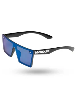 OKULARY SWIFT BLACK FLASH BLUE MIRROR 01-33