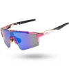 OKULARY SWOOP COLORFUL MAT NAVY MIRROR 01-115